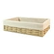 thumbnail image 1 of Cesta De Almacenamiento Hecha A Mano, Cestas Tejidas Decorativas Para Desayuno, Fiestas De Pan, Beige, Amarillo L, 1 of 5