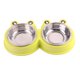 thumbnail image 2 of Mascotas Perros Comida Para Gatos Comedero Bocadillos Soporte Elevado Plato Elevado Comedero Verde, 2 of 3