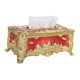 thumbnail image 5 of Magnífico Dispensador De Caja De Almacenamiento Con Soporte Para Cajas De Pa?uelos Para La Decoración De La Habitación Del Coche, Rojo Dorado, 5 of 5