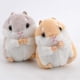 thumbnail image 5 of Paquete de 2 llaveros de hámster de peluche, llavero de animal de peluche, colgante para bolso, mochila, dijes para bolso, 5 of 7