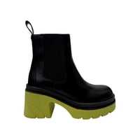 Todopiel - Botin Ecocuero Zaz60 Negro Amarillo