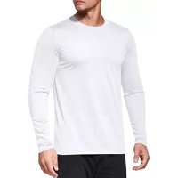 Genérica - 6X Polera Camisetas Manga Larga Hombre Cuello Redondo 2025