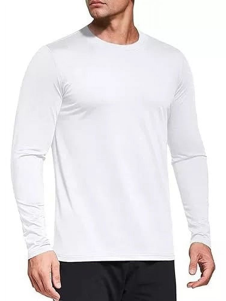 Genérica - 6X Polera Camisetas Manga Larga Hombre Cuello Redondo 2025