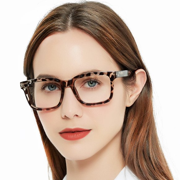 Lentes para Lectura AEZUNI Cuadrados Grandes para Mujer +1.00 a +6.00
