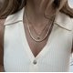 thumbnail image 5 of Collar BaubleBar de 46 cm de latón chapado en oro con inicial, 5 of 8