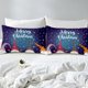 thumbnail image 5 of Xmas Bedding Sets Scandinavian Christmas Santa Gnomes Comforter Cover Snowing Santa Claus Bedding Sets for Kids Boys Girls Romantic Candlelight Quilt Cover 3 Pieces Queen Size, 5 of 5