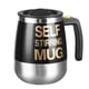 thumbnail image 1 of Auto agitación taza auto mezclando taza de acero inoxidable - para café, leche, té, regalo ideal de viaje y oficina (negro, 600ml), 1 of 3