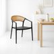 thumbnail image 2 of Silla Minimalista Ratán Respaldo Curvo Verona, 2 of 6