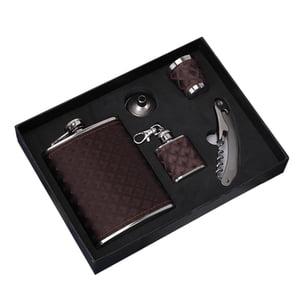 Magideal - Set De Regalo De Petaca Con Taza, Embudo Y Abridor De Botellas, Fácil De Llenar Y Verter, Jarras De Cerveza Irrompibles, Botellas Para Hombres Como