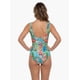 thumbnail image 2 of Traje de baño mujer reductor clásico estampado verde Talla S, 2 of 3