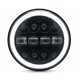 thumbnail image 2 of Optico Led 6014 Negro 7" C/Borde Blanco 12-24V, 2 of 2