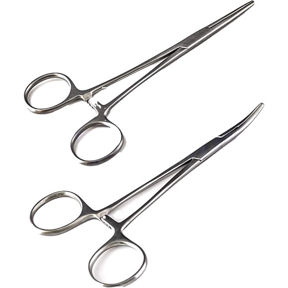 Pinzas de Pesca SURGICAL ONLINE 2 piezas 12,5 cm Acero Inoxidable