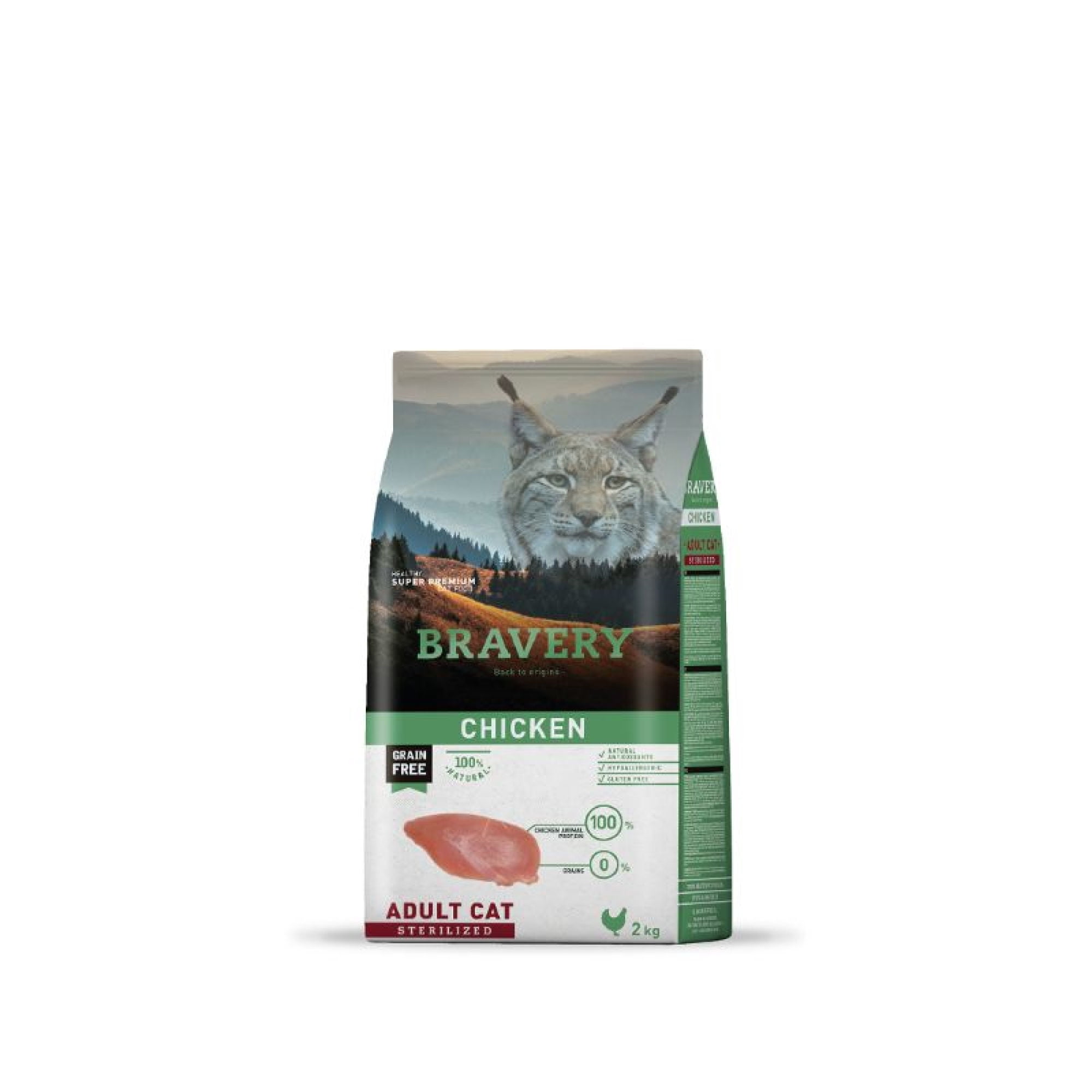 Alimento Super Premium Para Gatos Esterilizados Sabor Pollo 2 kg
