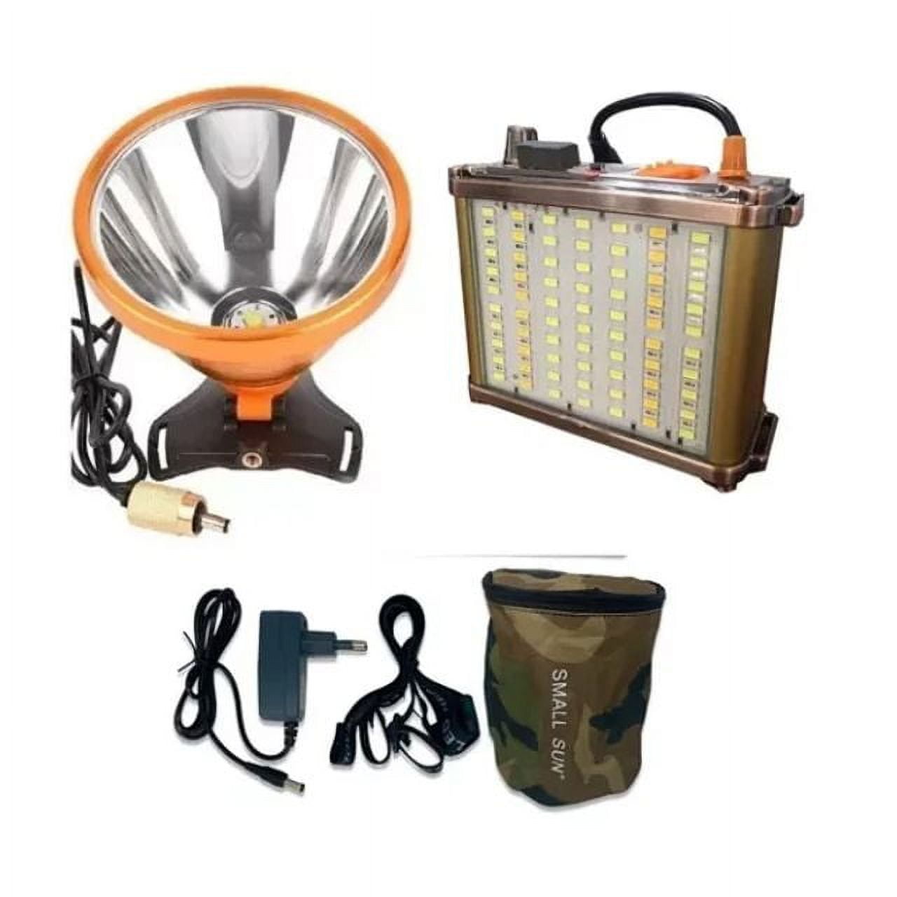 Foco Minero Recargable Led 1200w