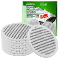 Vickorpen - Pack De 8 Almohadillas Steam De Repuesto Para Shark S8001 S7001 S7201