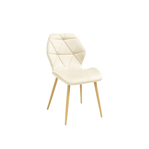 Habita2 Chile - Silla Aviador Para Comedor Simil Madera Beige