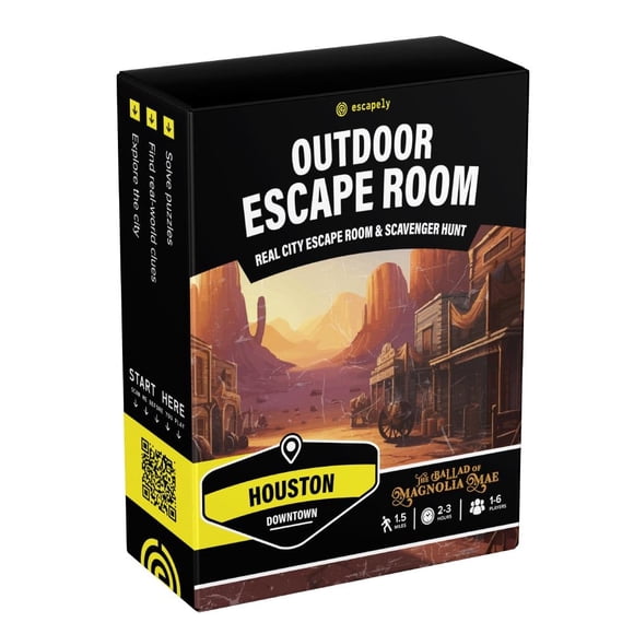 Sala de Escape al aire libre Escapely Houston 1‑6 jugadores 1,5 km