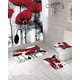 thumbnail image 3 of Juego 5 piezas con Cortina de baño de Tela Poliéster y Forro de Ducha de Plástico, 3 of 7