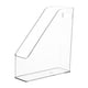 thumbnail image 3 of Soporte transparente para revistas para mascotas, organizador de escritorio, estante para carpetas portátil con asa de 9,8x3x10,6 pulgadas para sobres, 3 of 5