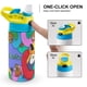 thumbnail image 4 of Tuca y Bertie Botella de Agua con Tapa Pop Top de Un Toque, Acero Inoxidable, a Prueba de Fugas, para Deportes, Botella Infantil azul 12 oz, 4 of 6