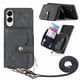 thumbnail image 3 of Funda Tipo Cartera con Correa Cruzada para Samsung Galaxy S25 Edge Protección Contra Golpes Negro, 3 of 4