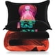 thumbnail image 3 of 3Pcs Bedding Set Cute Anime Bed Set Breathable Duvet Cover Set for Kids Teen Adult with 1 Quilt Cover 2 Pillow Shams Queen Size - 90x90 inches, 3 of 5