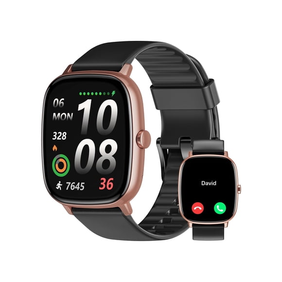 Reloj inteligente HUAKUA 1.95" GPS Llamada/Respuesta Negro/Gris