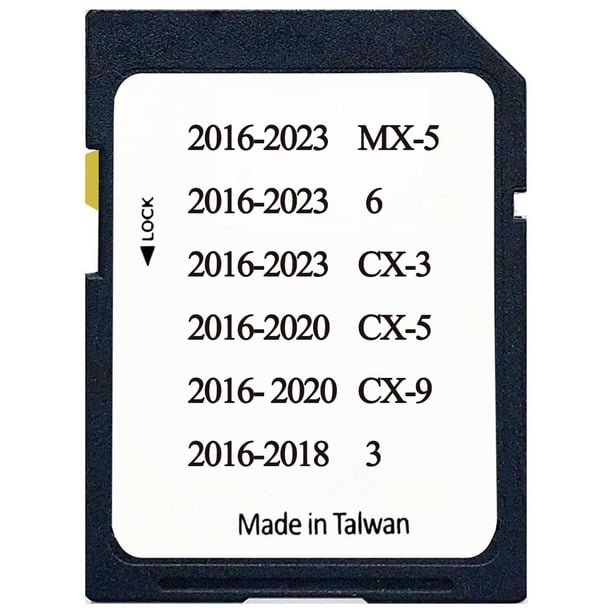 Tarjeta SD de navegación GPS ORIRI·X BHP166EZ1T para Mazda 3 6 CX-3 CX-5 CX-9 MX-5 2023