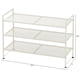 thumbnail image 2 of Zapatero Simple Houseware, 3 niveles, malla apilable, color blanco, 2 of 6