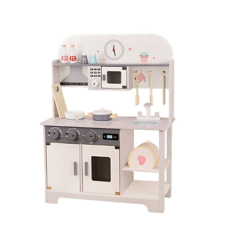 Crusec - Juego Set De Cocina+utensilios De Madera