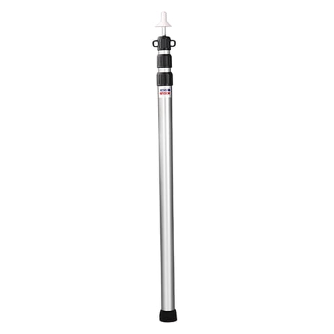 Magideal - Postes De Lona Para Carpas Postes De Soporte Portátiles Telescópicos Accesorios Para Carpas Postes De Toldo Para Toldos Senderismo Camping Lona Porche Plata 3M