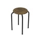 thumbnail image 1 of Piso De Metal Negro - Madera Clara, 1 of 1