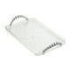 thumbnail image 5 of Bandeja Rectangular Para Servir, Organizador De Tocador De Baño Para Dormitorio, Mesita De Noche, Cocina, Borde Plateado Transparente, 5 of 5