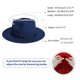 thumbnail image 2 of Sombrero Fedora Jingsha de fieltro de ala ancha en Panamá para hombre y mujer, 2 of 7