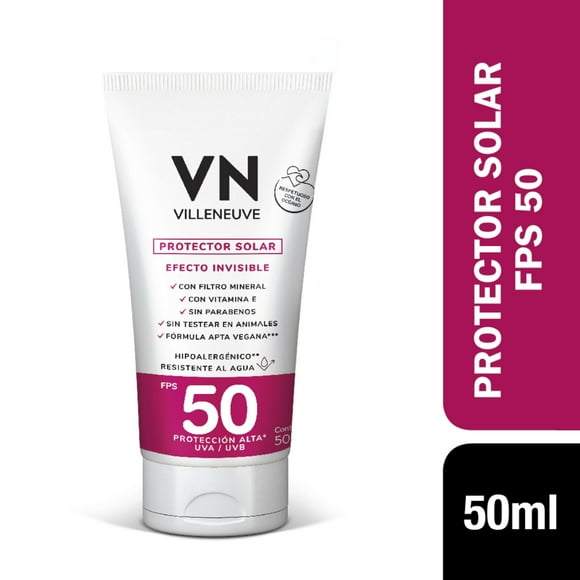 Protector solar Villeneuve f50, 50 ml