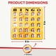 thumbnail image 4 of Cartones de bingo MR CHIPS, a prueba de atascos, fáciles de leer y limpiar, x10, 4 of 8