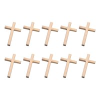 Bothyi - Crucifijo De Estilo Vintage, Decoración De Pared Para El Hogar, Decoración, Sala De Estar, Color Madera