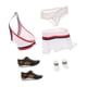 thumbnail image 2 of Uniforme Y Zapatos Blancos De Porristas A Escala 1/6 Para Figura De Acción De 12 '', 2 of 3