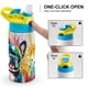 thumbnail image 4 of Bulldog Francés Botella de Agua con Tapa Pop Top de Un Toque, Acero Inoxidable, a Prueba de Fugas, para Deportes, Botella Infantil azul 12 oz, 4 of 6