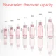 thumbnail image 1 of Dropper Bottles Refillable 5-100ML Rose Lid Cosmetic Container Pink Glass Aromatherapy Liquid for Essential Massage Oil Pipette, 1 of 3