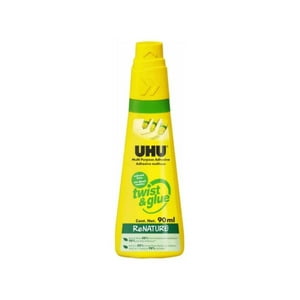 Pegamento Universal Twist & Glue Renature 90 Ml. Uhu Amarillo