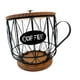 thumbnail image 3 of Organizador de cápsulas de café Organizador de cápsulas de café de metal Cestas de cápsulas de café modernas independientes Decoración Cestas de café oro y l, 3 of 5