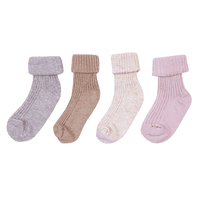 Lady Genny - Calcetin Algodón Bebe (Pack 4 Pares)