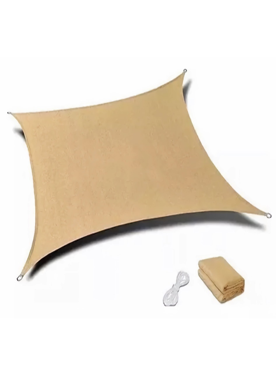 Genérico - Toldo Vela Cuadrado De 4X4 Mts Con Filtro Uv