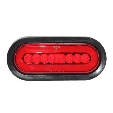 Gotek - Foco Ovalado Led Rojo Bi-Volts Tipo Halo