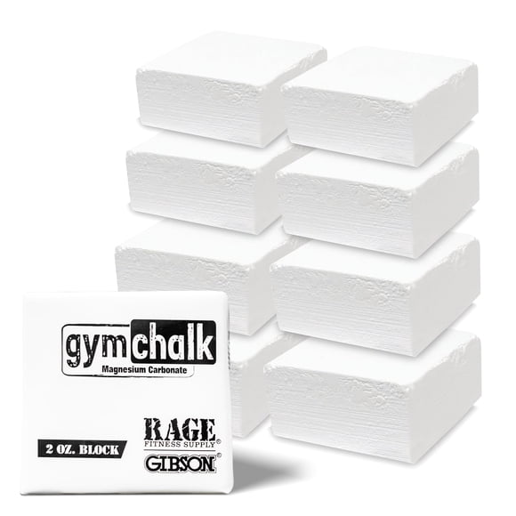 Gym Chalk Rage Fitness Carbonato de magnesio puro de primera calidad, 1 kg