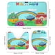 thumbnail image 3 of Los Kiboomers-theme 4-Piece Shower Curtain Set with Rugs, Waterproof Bathroom Decor Set Includes Bath Mat, U-Shaped Rug, Toilet Lid Cover and Curtain with Hooks, 3 of 6