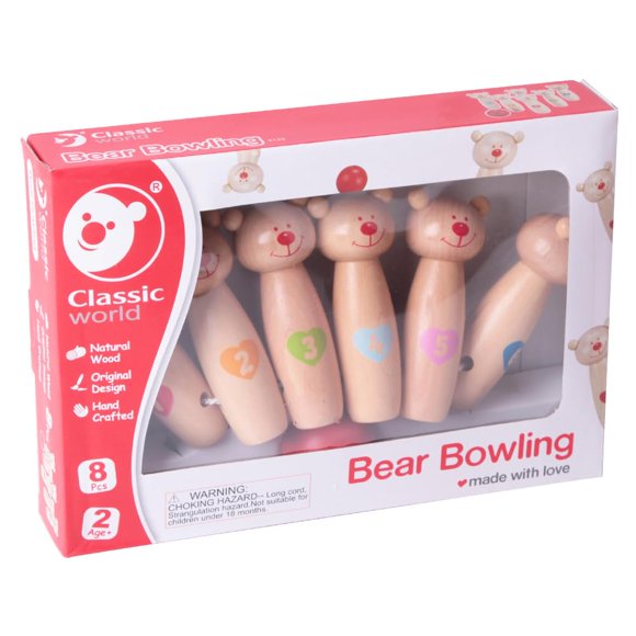 Set de boliche Oso Lindo Classic World