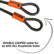 thumbnail image 3 of Cable de seguridad Kryptonite KryptoFlex de acero trenzado de 0.15 libras, 3 of 4