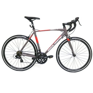Radical Mountain - Bicicleta 700C Ruta Leggera 1 Gris/Rojo